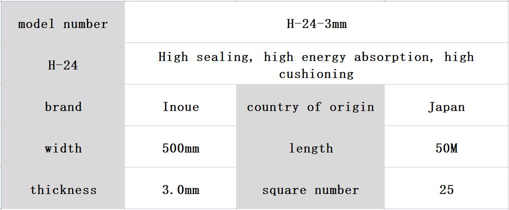 H-24 Inoue foam