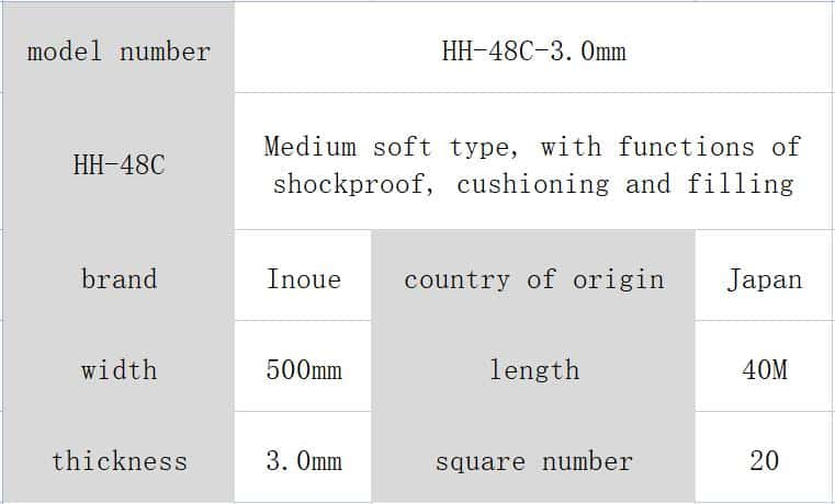 Inoue foam HH-48C