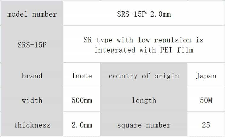 SRS-15P Inoue foam