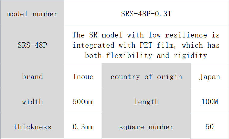 Inoue SRS-48P foam