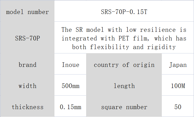 SRS-70P Inoue foam