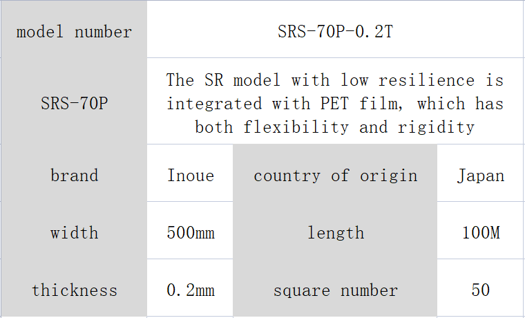 Inoue foam SRS-70