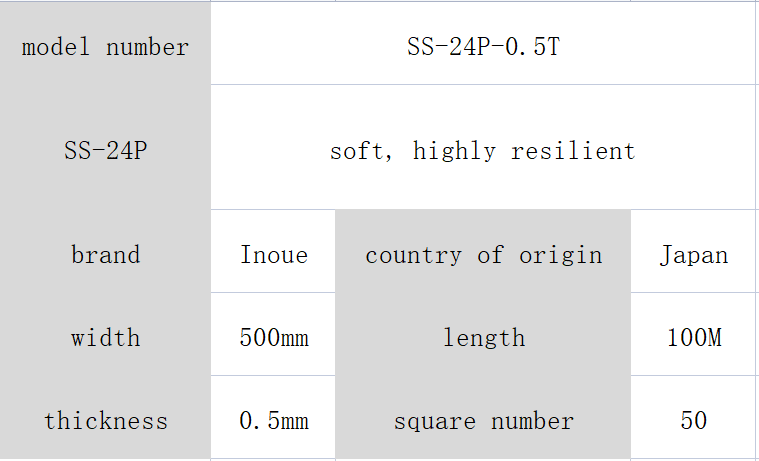 Inoue SS-24P foam