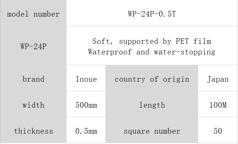 WP-24P Inoue foam