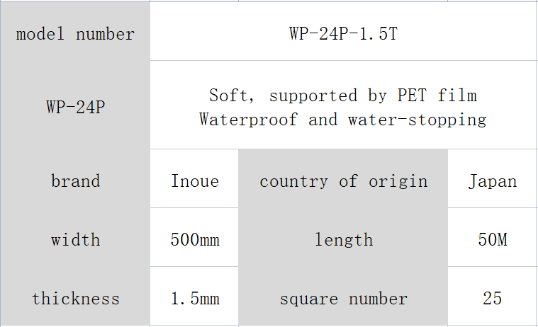 WP-24P Inoue foam